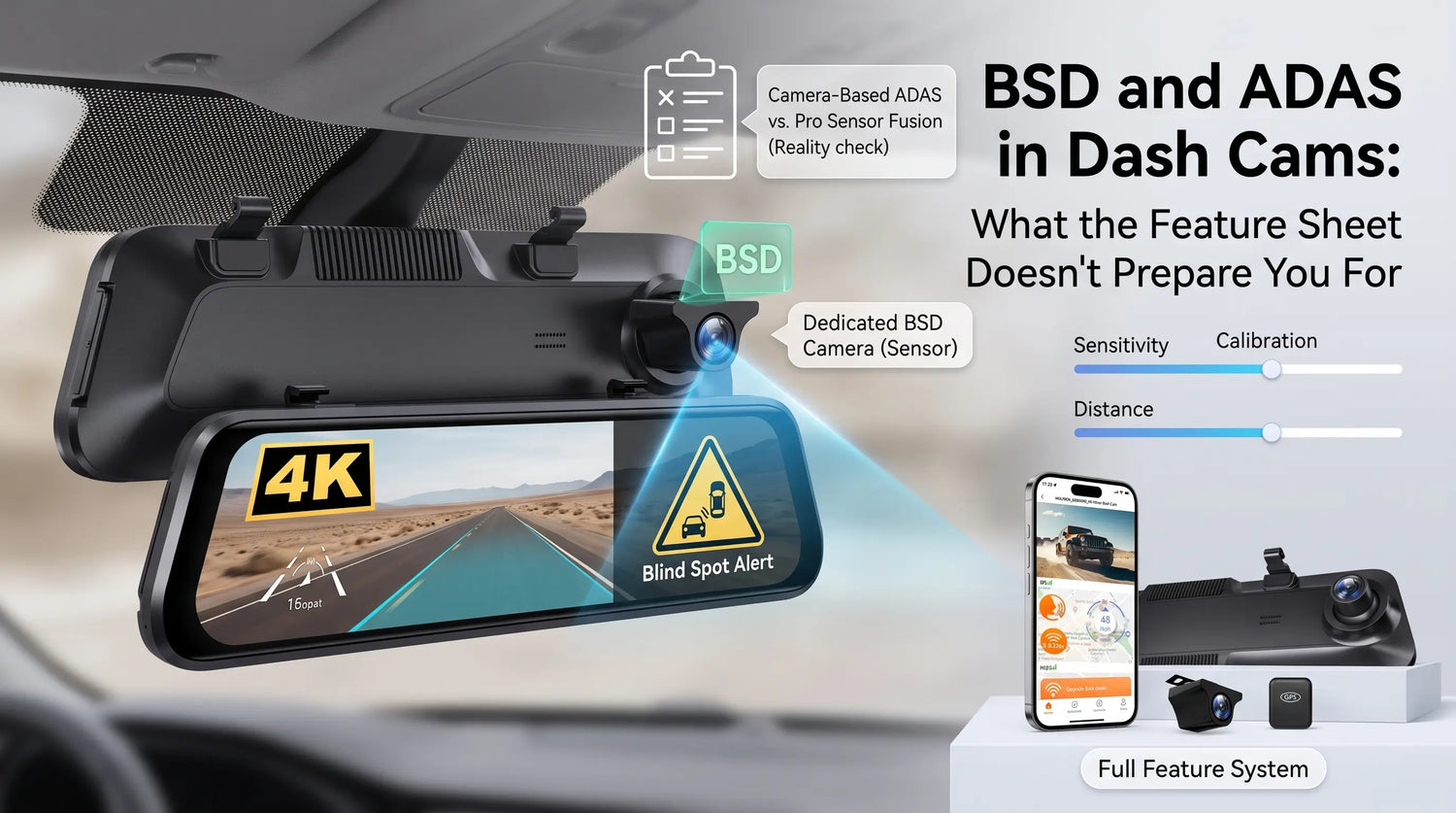 BSD and ADAS in Dash Cams