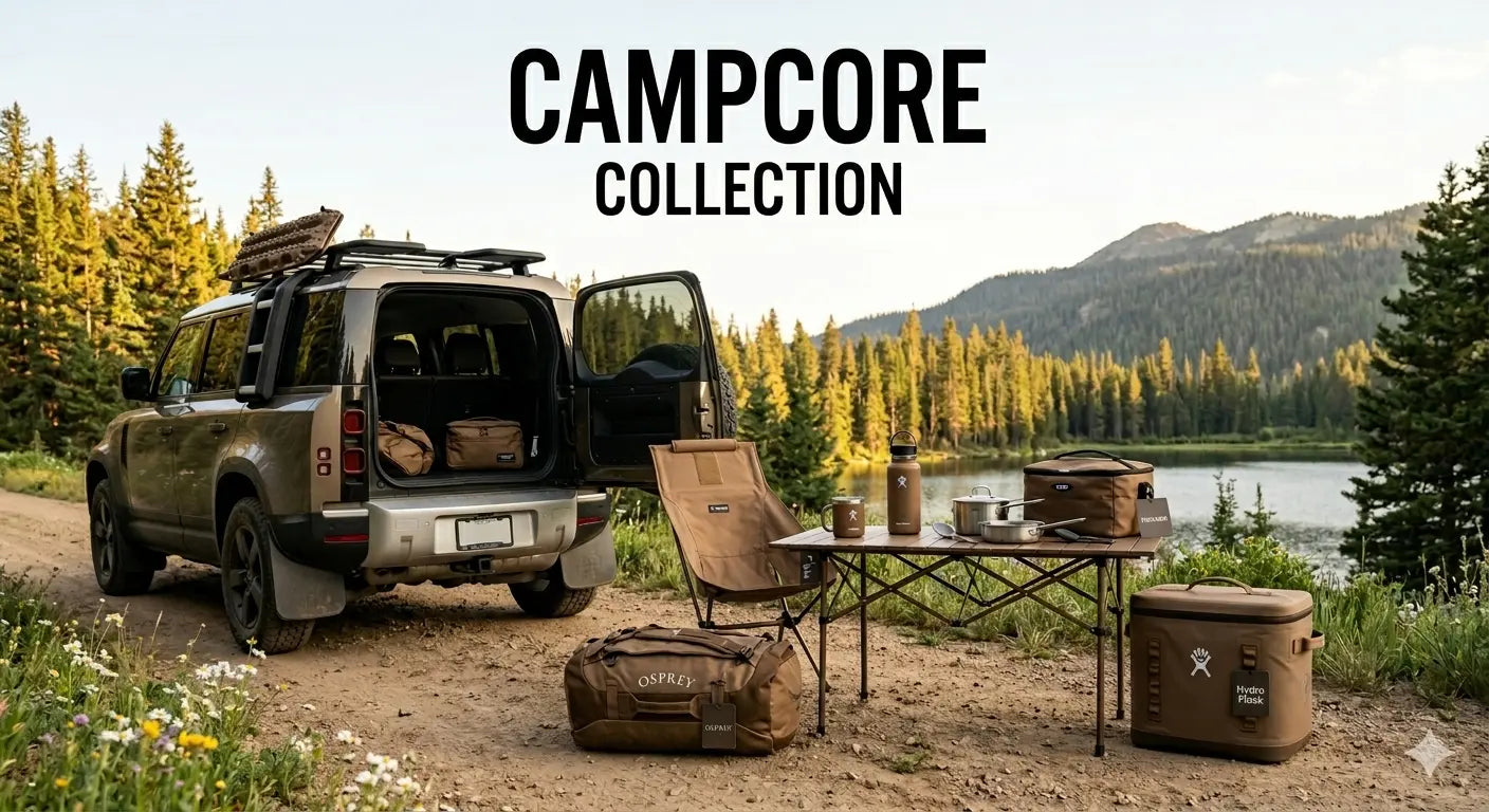Osprey, Helinox, Hydro Flask, and OXO Launch Campcore Car Camping Collection