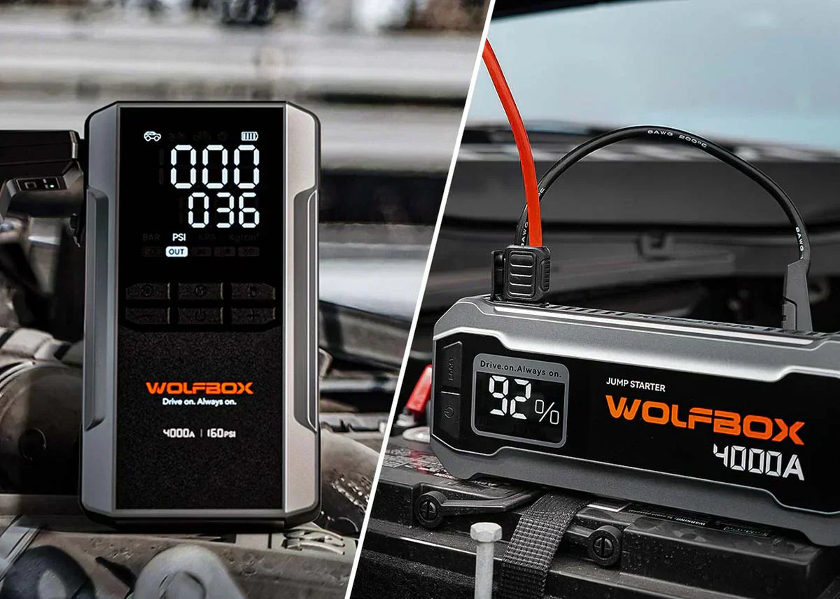 Jump Starter vs Jump Starter with Air Compressor: Which One Do You Need?