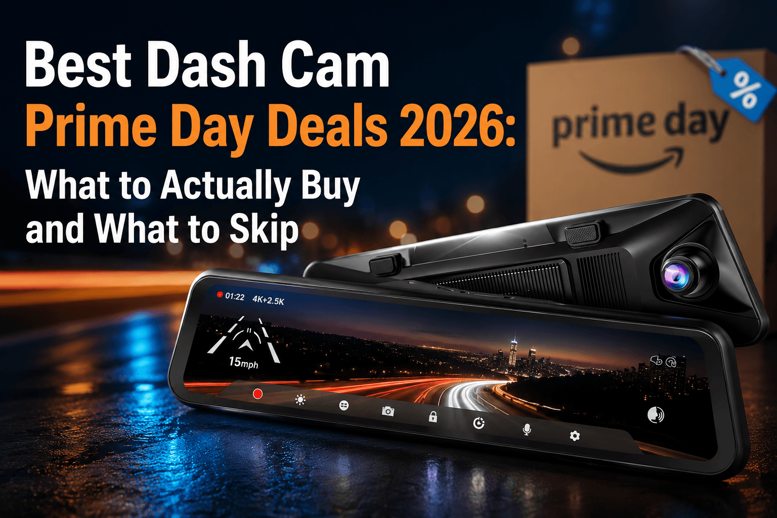 Best Dash Cam Prime Day Deals 2026: What to Actually Buy and What to Skip