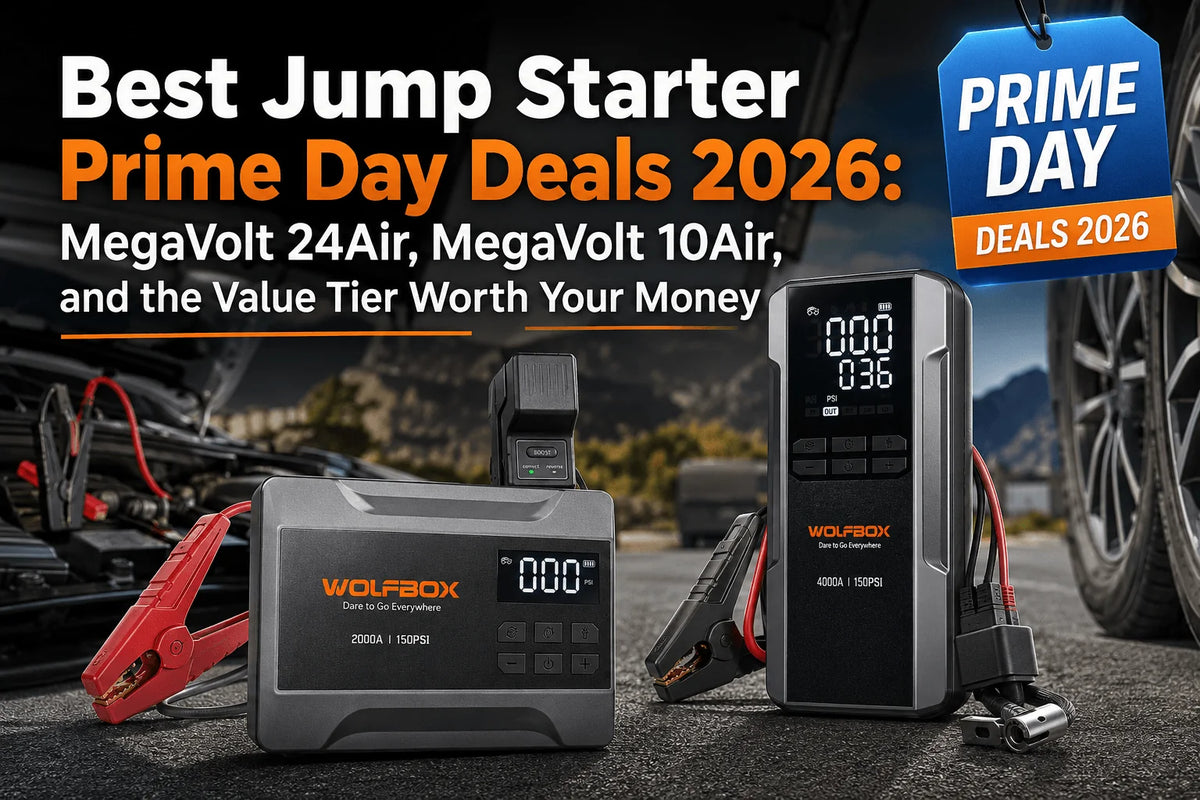 Best Jump Starter Prime Day Deals 2026: MegaVolt 24Air, MegaVolt 10Air, and the Value Tier Worth Your Money
