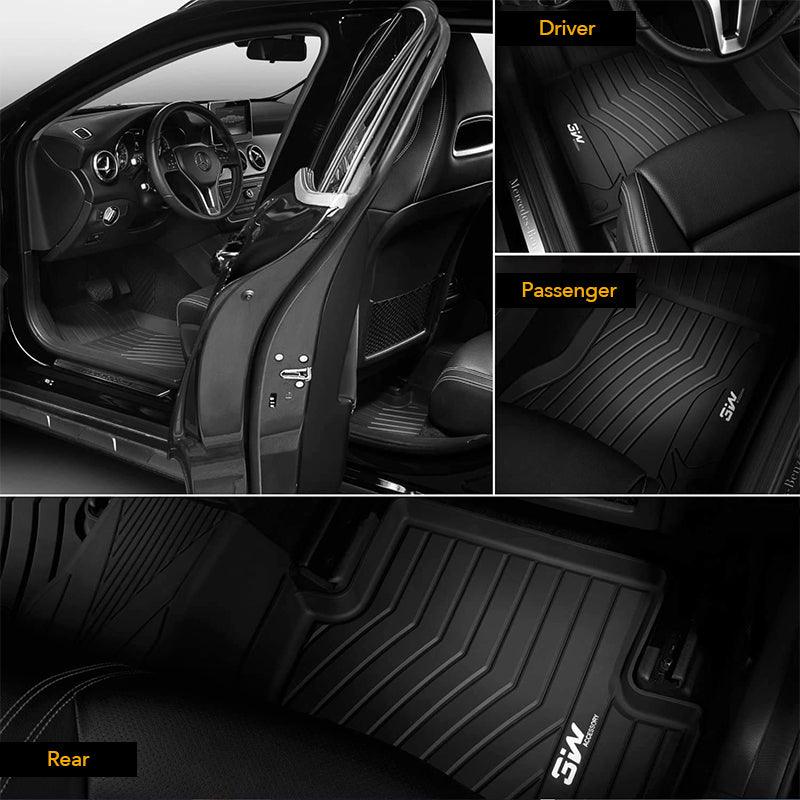 3W Mercedes-Benz CLA 2020-2024 Custom Floor Mats TPE Material & All-Weather Protection Vehicles & Parts 3Wliners
