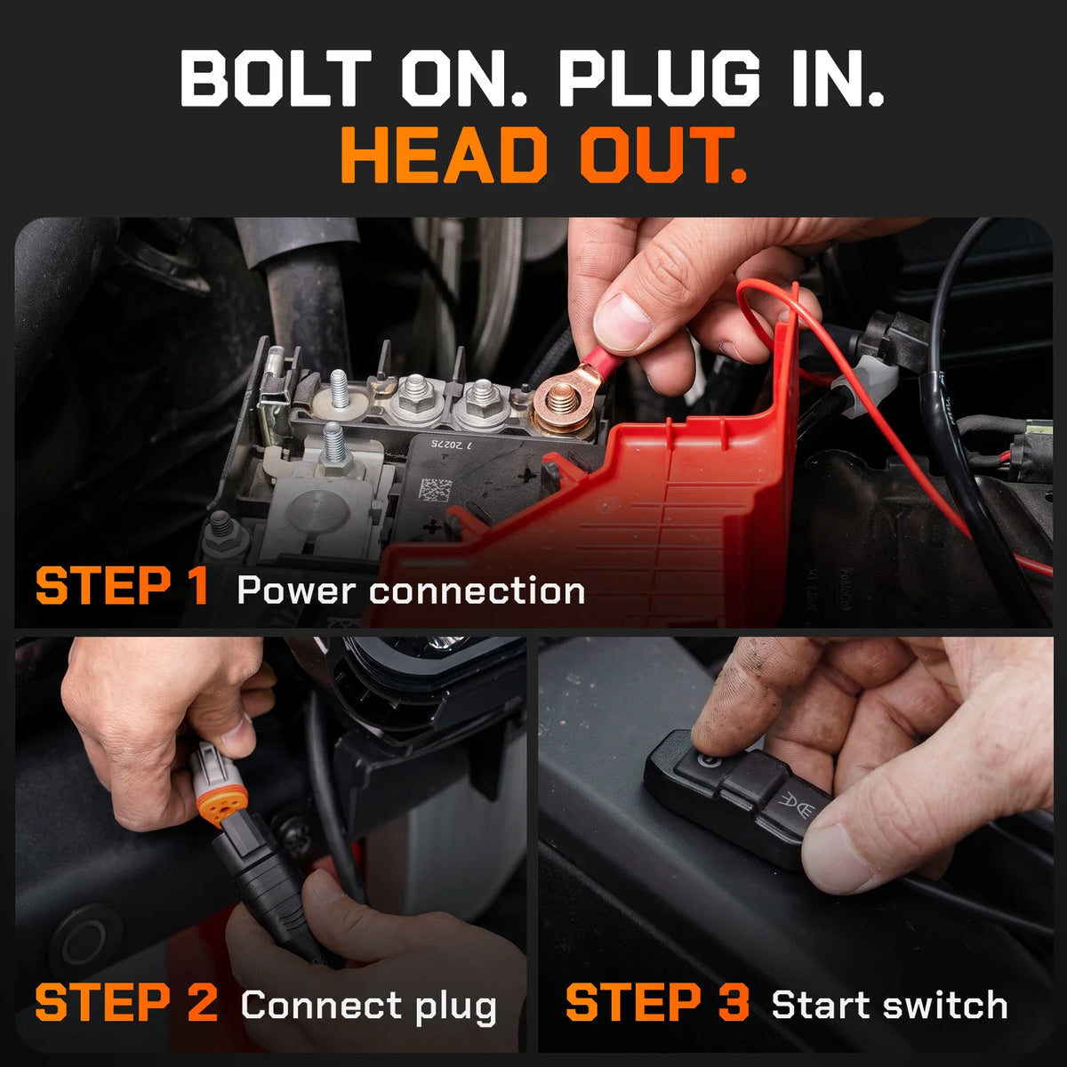 NomadRover 3" Off-Road LED Pod Lights(Pair) - WOLFBOX