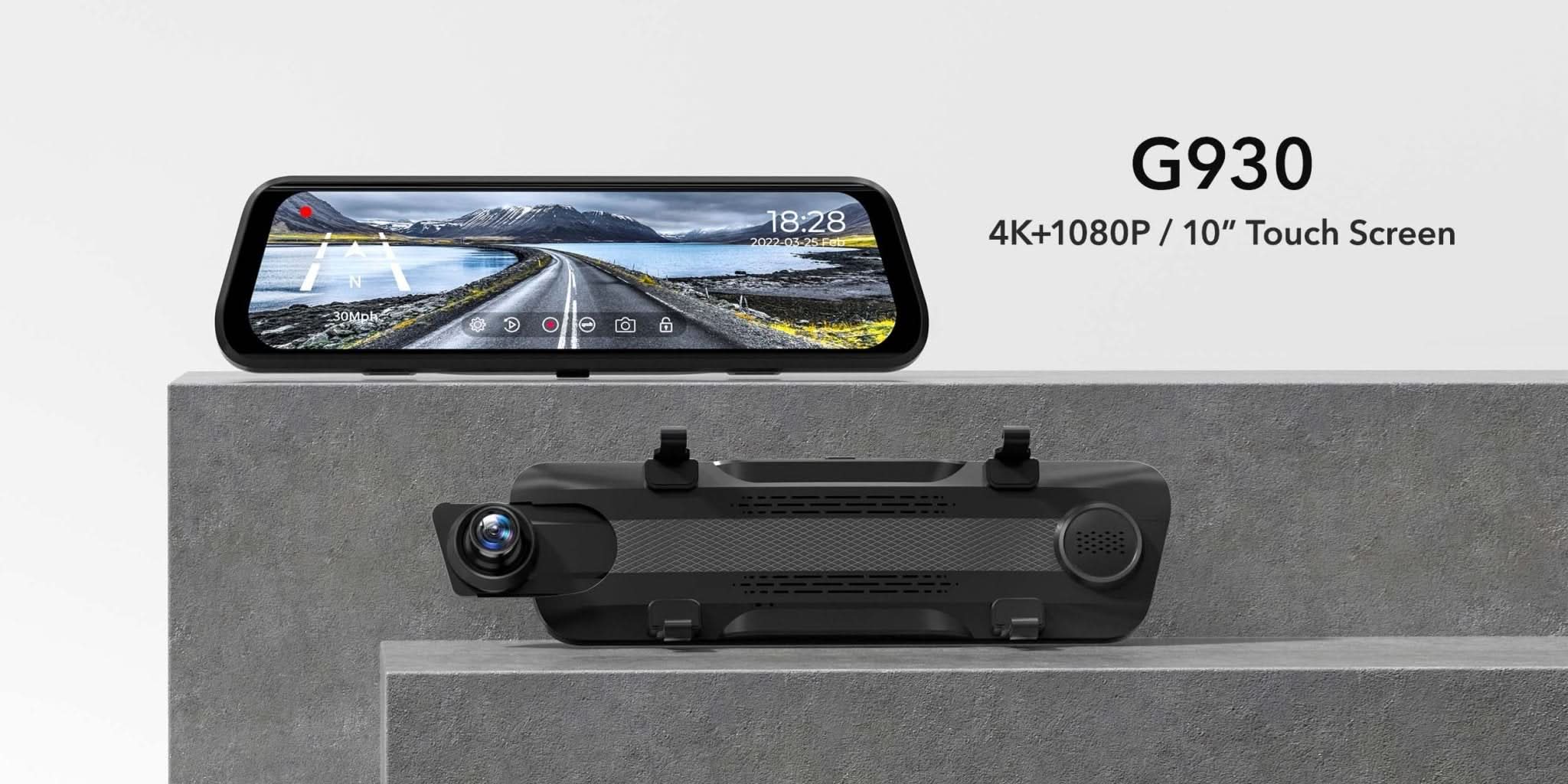 WOLFBOX G930 Rear View Mirror Camera-Refurbished camera WOLFBOX