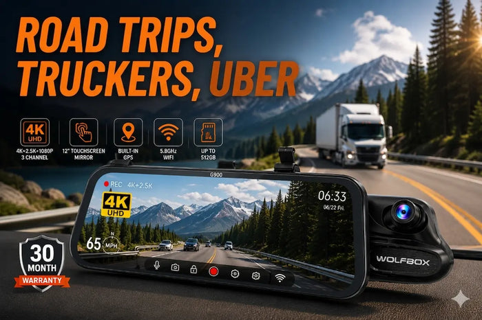 Best Dash Cam for Road Trips, Truckers & Uber Drivers in 2026