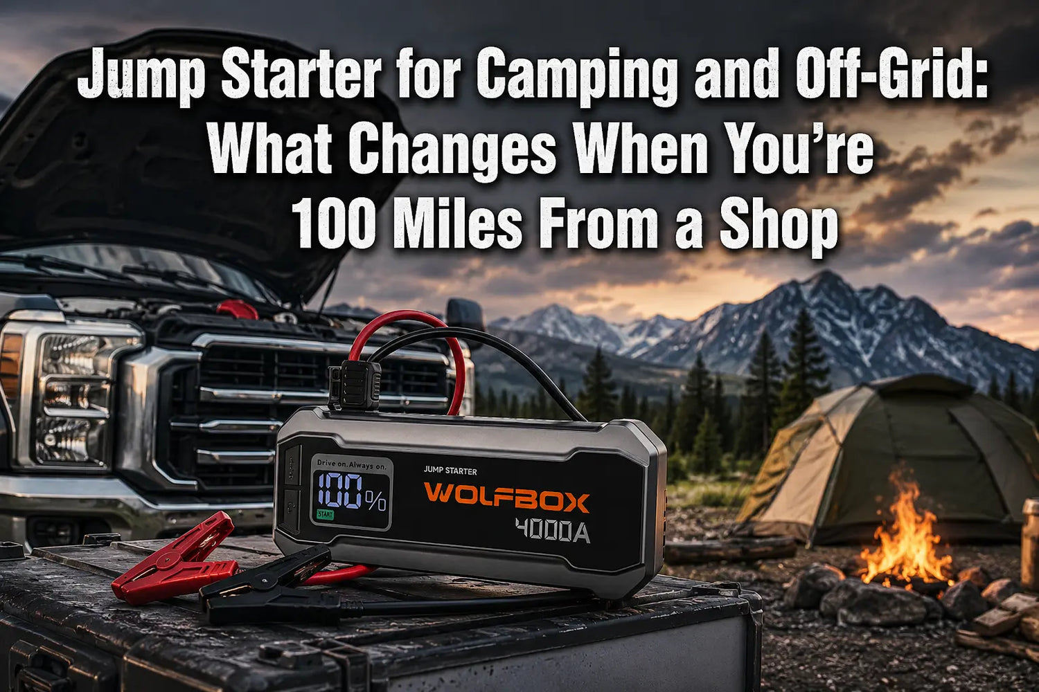 Jump Starter for Camping and Off-Grid