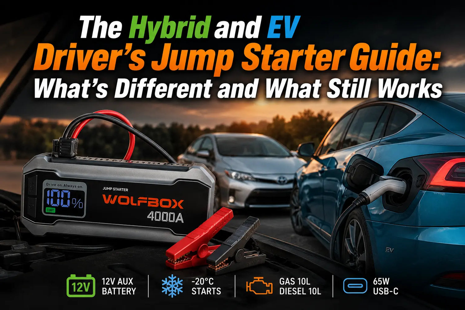 The Hybrid and EV Driver's Jump Starter Guide: What's Different and What Still Works