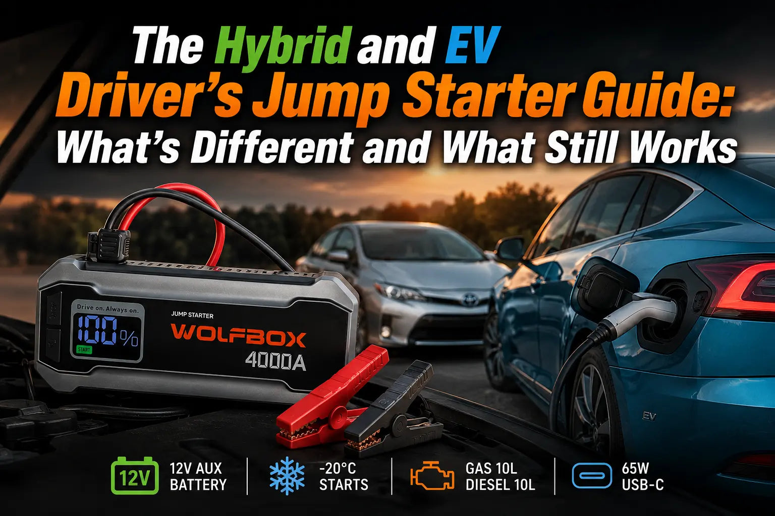 The Hybrid and EV Driver's Jump Starter Guide: What's Different and What Still Works