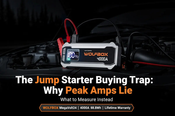The Jump Starter Buying Trap: Why Peak Amps Lie—And What to Measure Instead