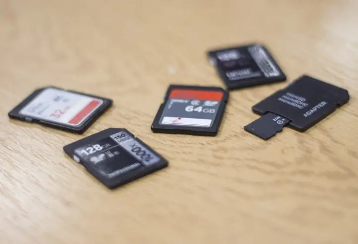 A Plie of SD cards for Dash Cam