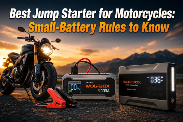 Best Jump Starter for Motorcycles: Small-Battery Rules to Know