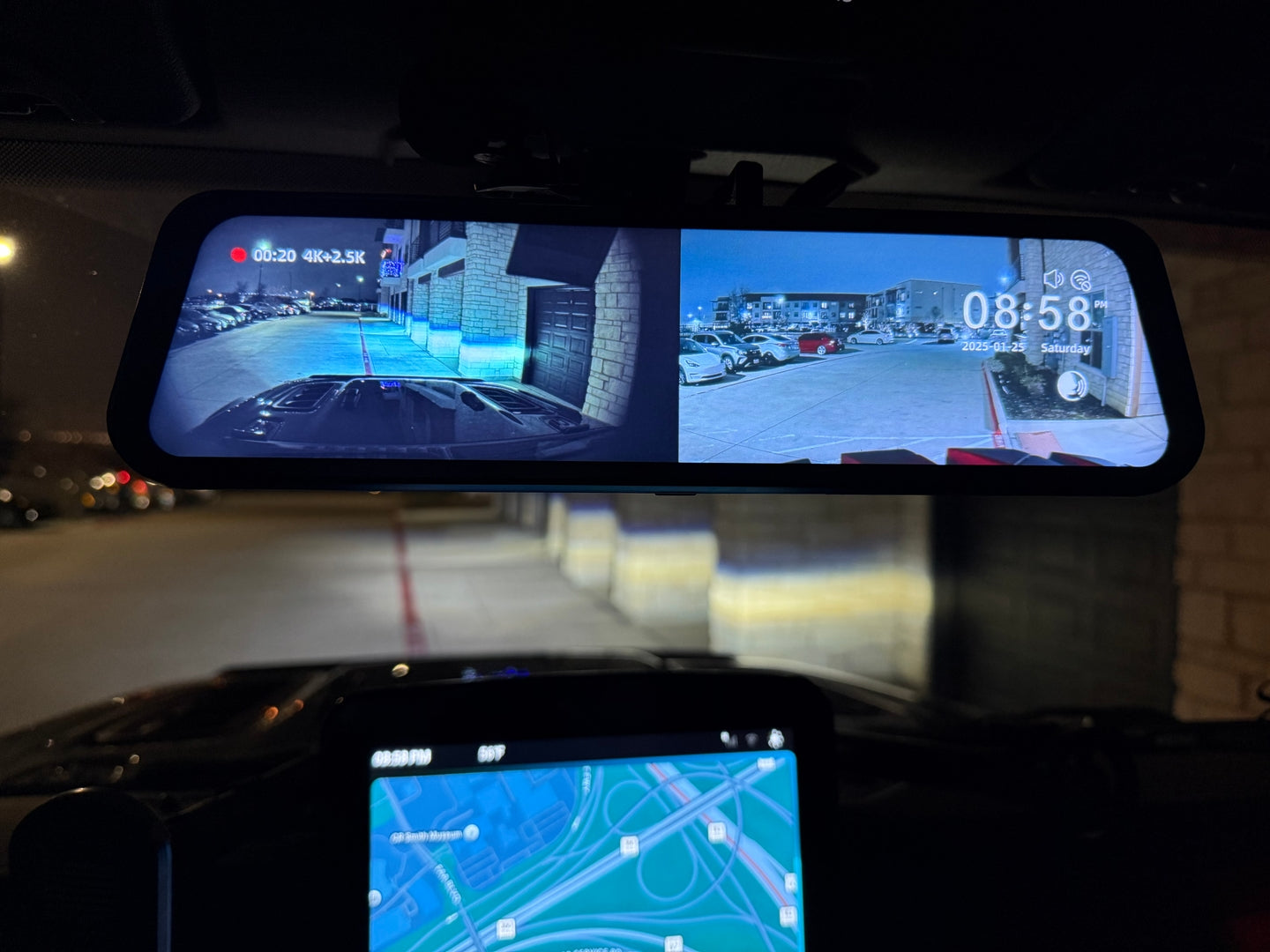 WOLFBOX dash cam night vision