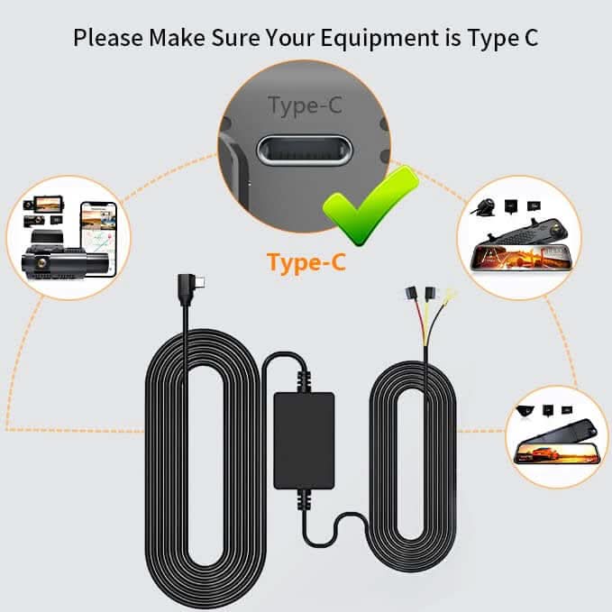 WOLFBOX Dashcam Hardwire Kit For Parking Mode Accessory WOLFBOX   