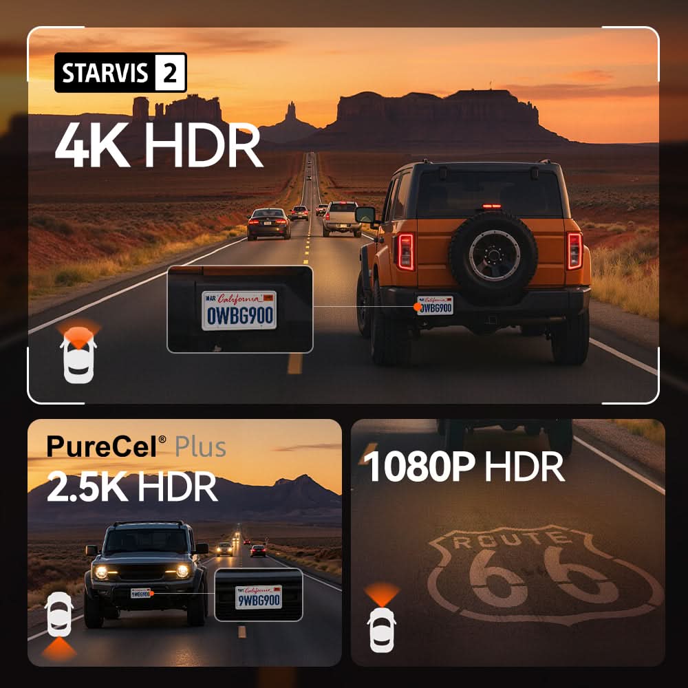 WOLFBOX G900TriPro Bumper Version 4K Sony STARVIS 2 Mirror Dash Cam with Exclusive 30-Month Warranty - WOLFBOX