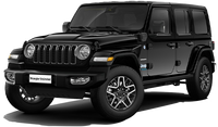 Jeep Wrangler Unlimited selectable in the WOLFBOX smart mirror installation guide
