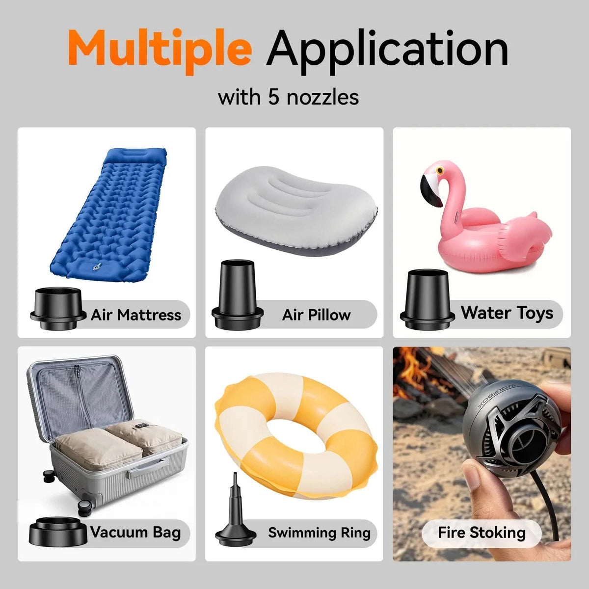 WOLFBOX MegaFlow Mini Air Pump - WOLFBOX