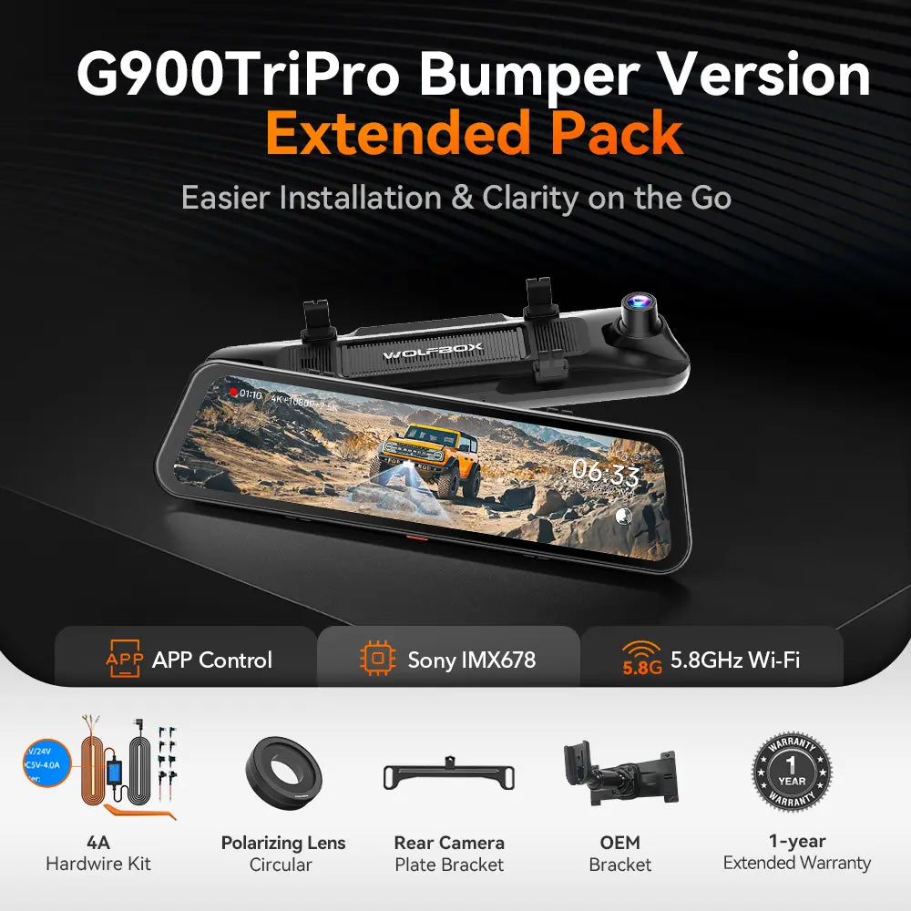 WOLFBOX G900TP bumper extended pack