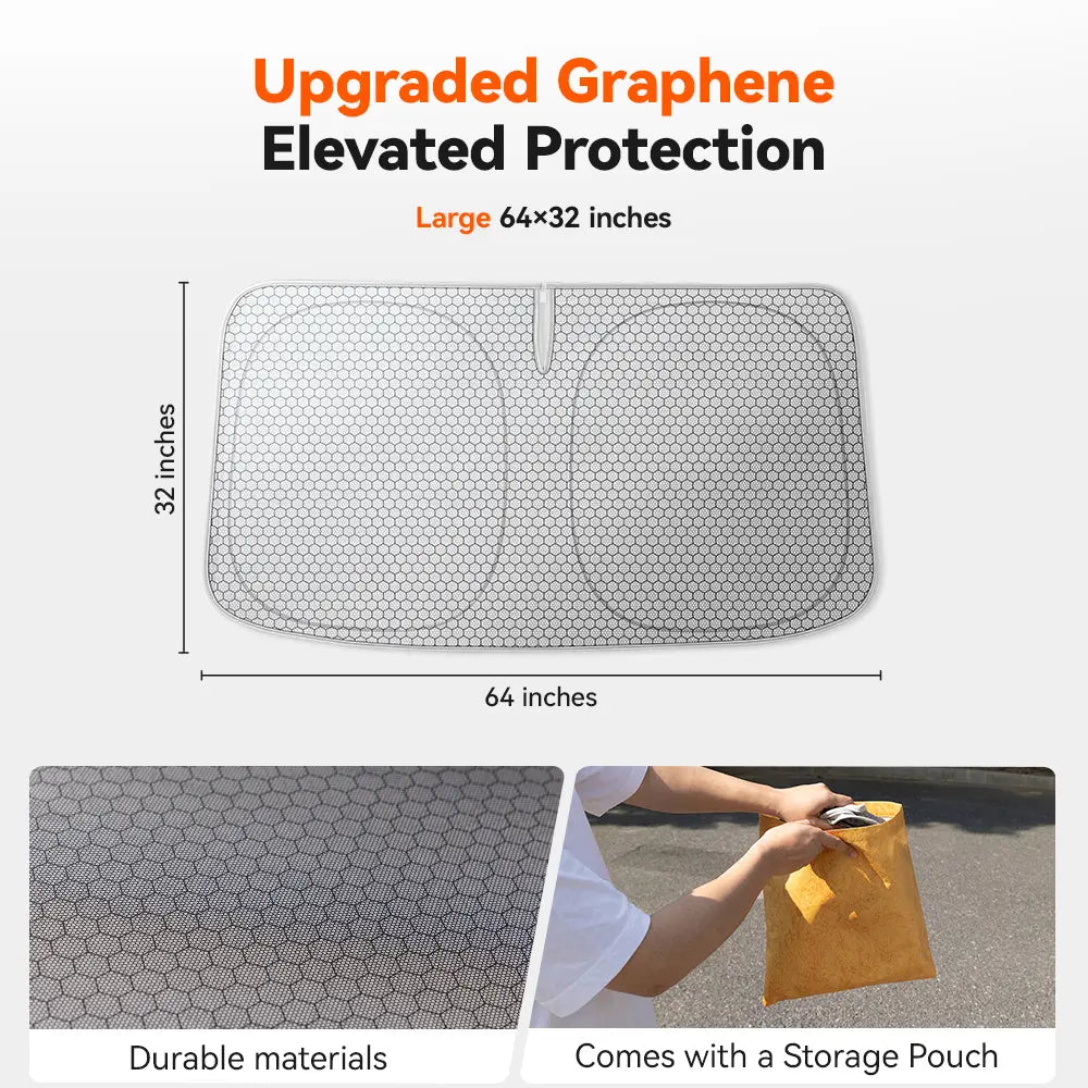 WOLFBOX Graphene Windshield Sunshade - WOLFBOX