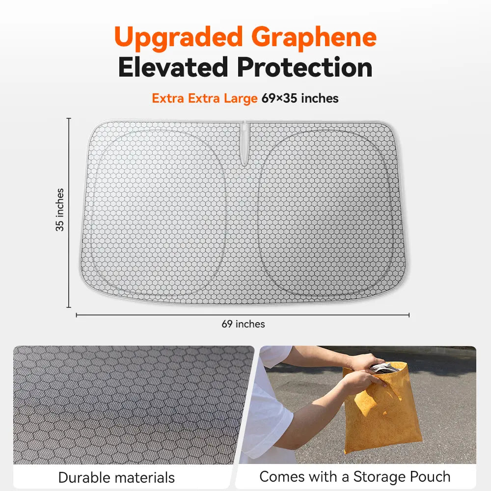 WOLFBOX Graphene Windshield Sunshade - WOLFBOX