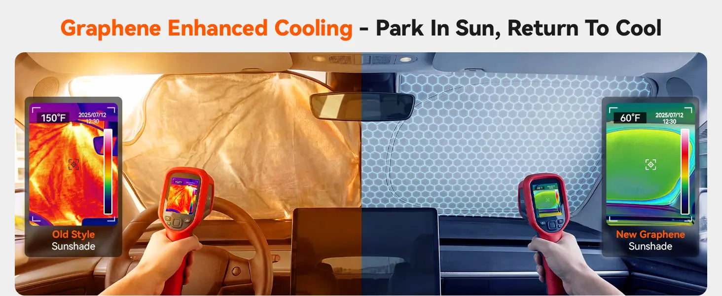 graphene-windshield-sunshade-cooling-comparison-mobile