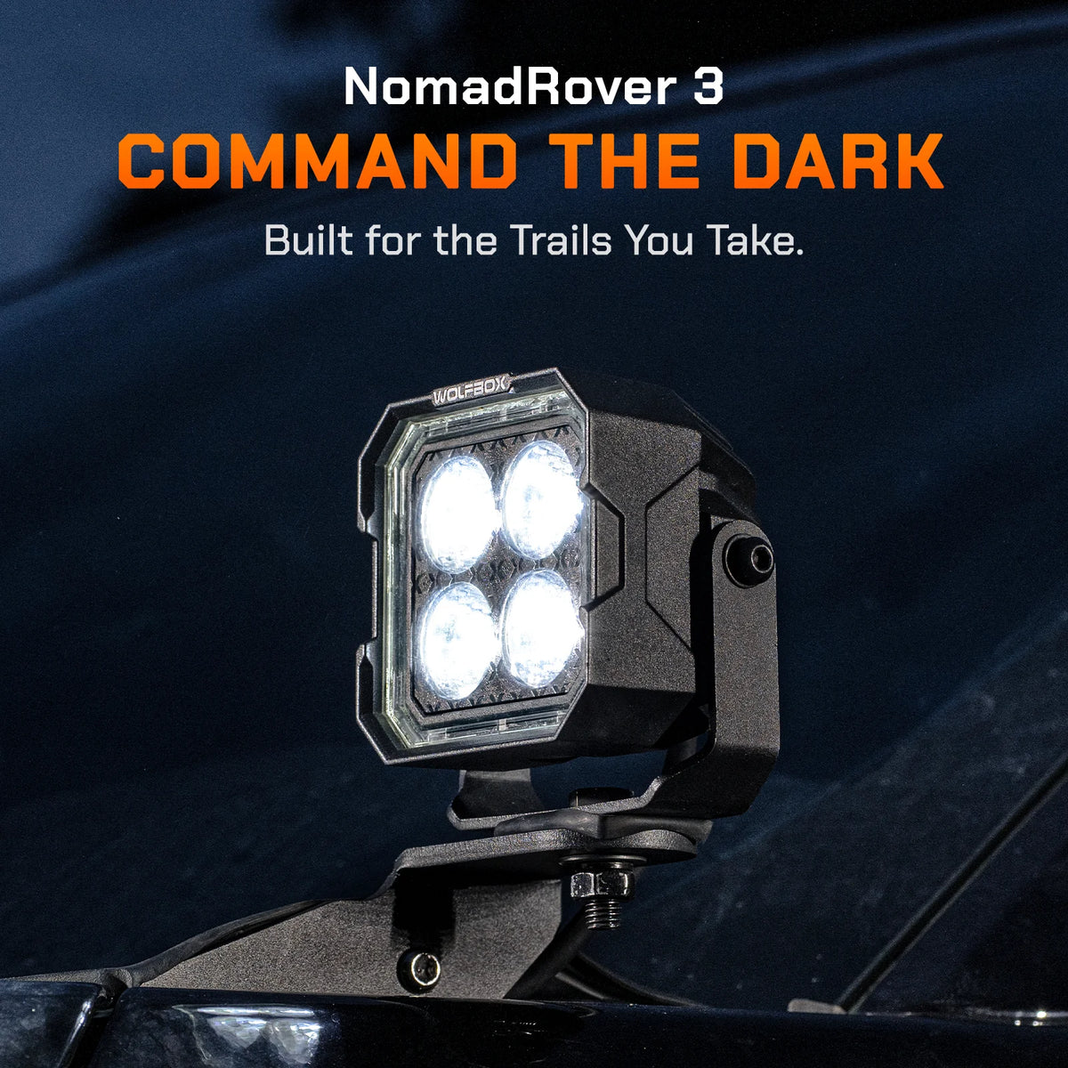 NomadRover 3" Off-Road LED Pod Lights（Pair） - WOLFBOX
