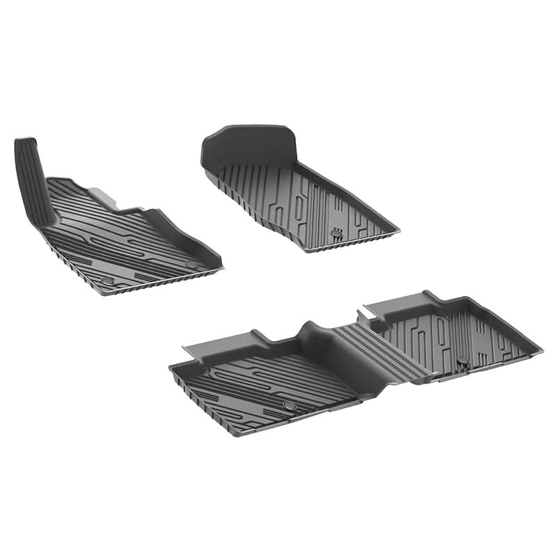 3W Ford Explorer 2020-2023 Custom Floor Mats TPE Material & All-Weather Protection Vehicles & Parts 3W   