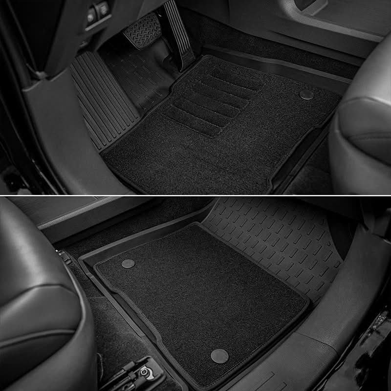 3W Toyota Sienna 8 Seat 2021-2023 Custom Floor Mats / Trunk Mat TPE Material & All-Weather Protection Vehicles & Parts 3Wliners   